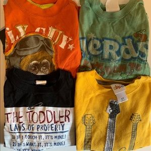 Used boys long sleeve shirt bundle